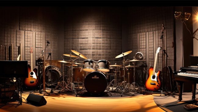 School of Rock Students Performing on Stage